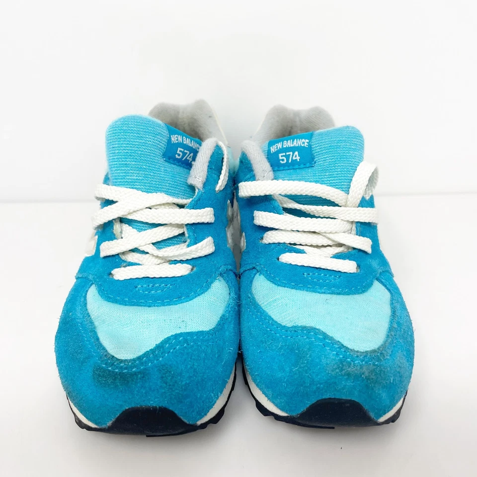New Balance Boys 574 V5 KL574E5I Blue Running Shoes Sneakers Size 10 W - Image 3 of 4