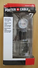 Porter-Cable PXCM019-0351 Regulator with Gauge 1/4 in. NPT 125 PSI  Unused