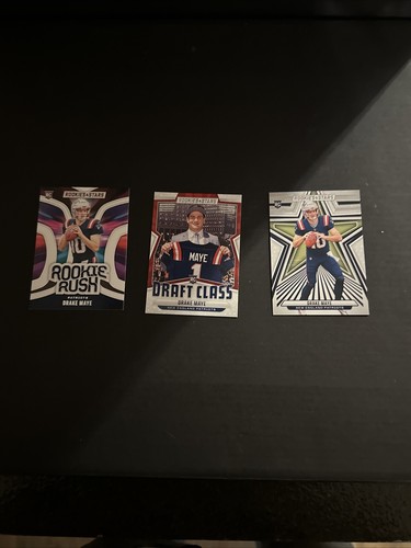 Drake Maye 2024 Panini Rookies And Stars (RC) No. 129 + 2 More See Description - Picture 7 of 15
