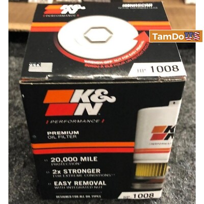 K&N Filters HP-1008 Performance Gold Oil Filter