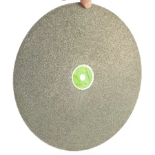24" inch 600mm Grit 80 Coarse Electroplated Diamond coated Flat Lap Disk Jewelry