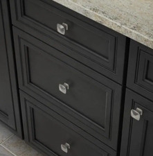 Liberty 1-1/5 in. 30 mm Satin Nickel Soft Square Cabinet Knob - 25-Pack door