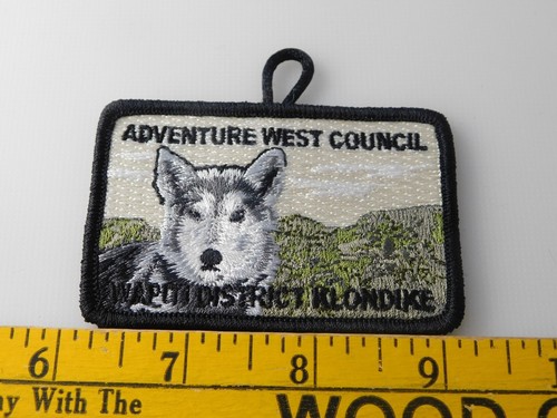 BSA PFADFINDER PATCH ADVENTURE WEST COUNCIL DISTRICT KLONDIKE ABZEICHEN - Bild 2 von 3