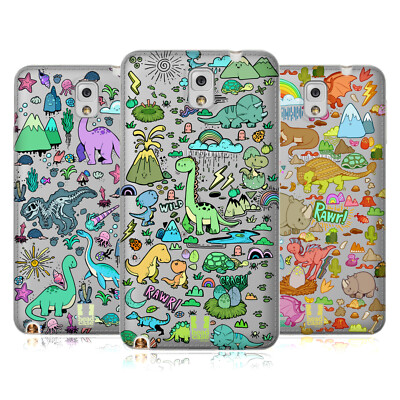HEAD CASE DESIGNS PRÄHISTORISCHE MUSTER SOFT GEL HANDYHÜLLE FÜR SAMSUNG HANDYS 2
