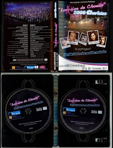 Lot 3 coffrets DVD - 2000 choristes, Jacky Locks - Amnéville 2009-2011-2013 - Foto 3 di 4