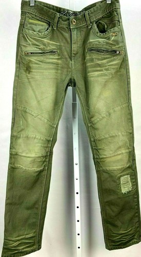 A. Tiziano Men's Olive Green Destroyed Denim Pants Jeans size 42 | eBay