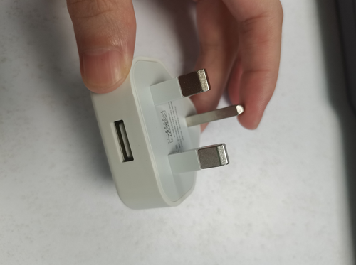 LOTE de 20/50/100 piezas a granel 5 V 1 A 3 pines cargador de enchufe USB cargadores de pared adaptador de corriente del Reino Unido - Imagen 10 de 11