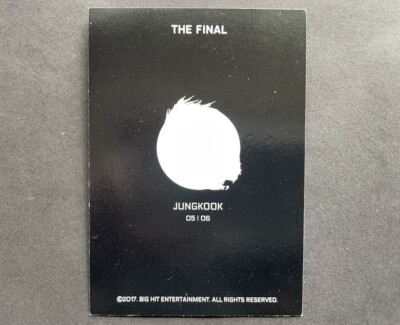 BTS-LOT OF 3 THE WINGS TOUR THE FINAL JUNGKOOK PHOTO CARD | eBay