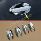 Chrome Door Bowl Cover Overlay Moulding Trims For BMW X5 2019-2025 Accessories