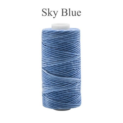 0.8mm Thickness Flat Waxed Thread Hand Stitching Leather Craft Sewing Line 50M - Picture 12 of 32