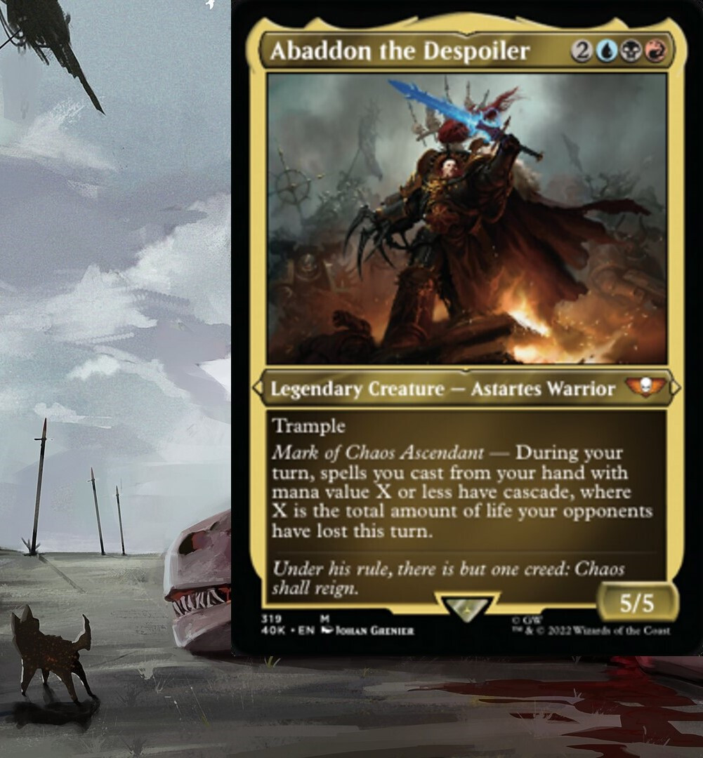 Abaddon the Despoiler Commander Deck EDH MTG Magic Ready-to-Play Cascade Alt Art Abaddon the Despoiler Commander Deck EDH MTG Magic Ready-to-Play Cascade Alt Art