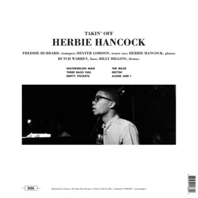 Herbie Hancock ‎- Takin Off LP - 180 Gram Black Vinyl Album