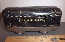 tin Train Car, Marx toys, New York Central black freight car, fun collectible