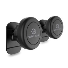 WixGear Magnetic Car Mount 2-Pack - Universal Stick-On Dashboard Magnetic Pho...