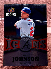 2009 Upper Deck Icons Red /999 Kelly Johnson #IC-KJ