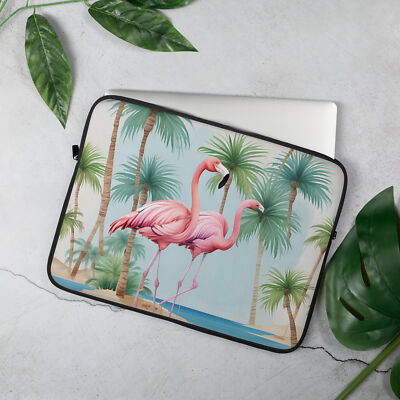 Flamingo Computer Case Tropical Pink Flamingos Laptop Sleeve Cover Case | eBay
