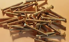 #8-32 x 1-1/4" FLAT HEAD SLOTTED, SOLID BRASS, MACHINE SCREWS, SELECT QTY