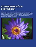 Thumbnail - Stadtbezirk Köln-chorweiler | Buch | 9781158837816