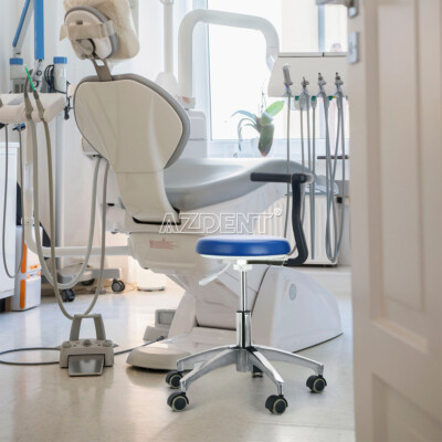 Dental Unit Chair Computer Controlled PU Hard Leather DC Motor +Doctor