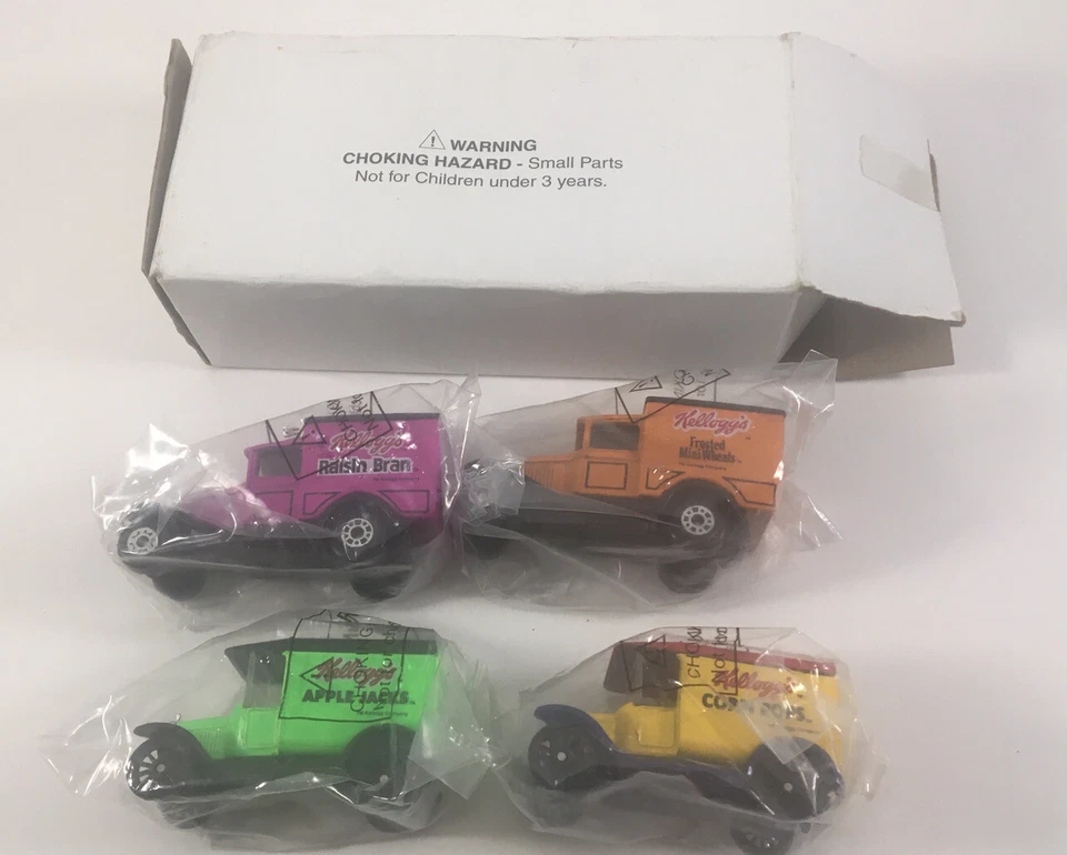 Matchbox 1921 Modelo T Ford 1989 Kellogg's Corn Pops Apple Jacks Raisin Bran Fros Foto 3 de 4