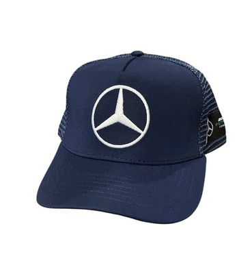Mercedes Benz SnapBack Hat AMG Petronas F1 Team Navy Mesh  display picture 1