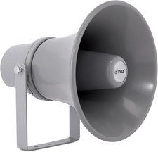 Indoor Outdoor PA Horn Speaker - 9.7 Inch 20-Watt Power Compact Loud Sound Megap
