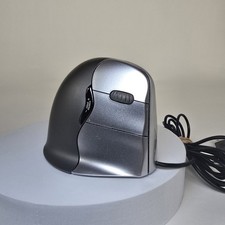 Evoluent Vertical Mouse 4 Right VM4R Ergonomic USB Tested Works Black