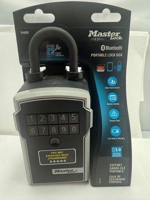 Master Lock 5440D 3-1/4-inch Wide Bluetooth  Electronic knob Mount Lock Box New