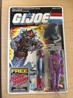 New HYDRO-VIPER - GI Joe 1987 On Card Unpunched “free Metalized” Sticker