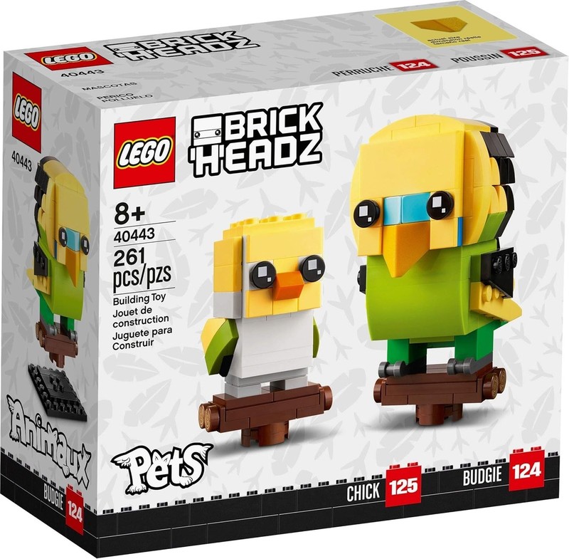 NEW LEGO 40443 LEGO BRICKHEADZ PET BUDGIE