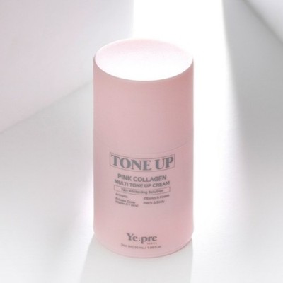 Yepre Pink Collagen Multi Tone Up Cream 50ml Brightening Glow Care K-Beauty