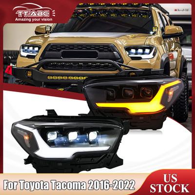 TT-ABC LED Projector Headlight For Toyota Tacoma 2016-2022 Head Lamps Assembly