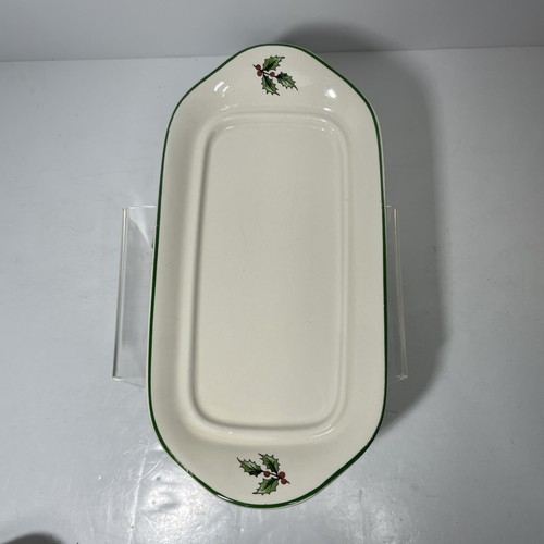 Spode "CHRISTMAS TREE" England ~ 1/4 lb Butter Dish with Cover - Picture 7 of 9