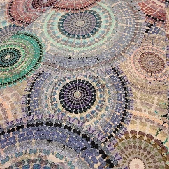 Falda Salaam Flappy Estampado Círculo Estilo Boho Y2K Pull ON, Para Mujer Talla L, Multi Foto 3 de 4