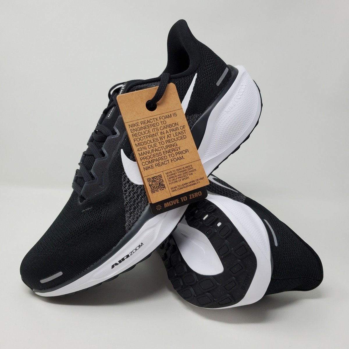 Nike Air Zoom Pegasus 41 Extra Wide Black White FN4932-002 Men's