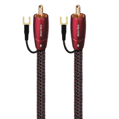 AudioQuest Irish Red RCA Low-Frequency Subwoofer Audio Interconnect