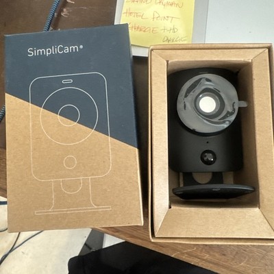 SimpliSafe SimpliCam Indoor HD WI-FI Security Camera - SSCM1, New in Open Box
