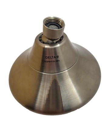 Delta Multi Function Shower Head 1.75 GPM  Champagne Touch Clean Spray Bath O7