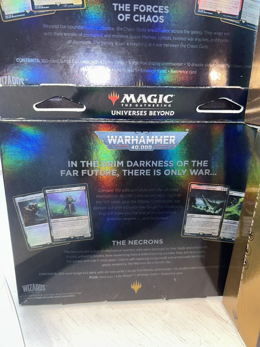 mtg warhammer 40k collector commander decks UB: Warhammer 40K Collectors Edition Commander Deck's : r/magicTCG
