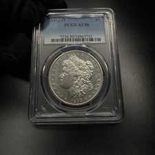 USA: Morgan Dollar, 1893-O, PCGS AU50, Rare Key Date