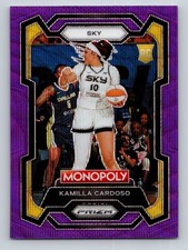 2024 Panini Prizm Monopoly WNBA Kamilla Cardoso #2 Purple Prizms Chicago Sky
