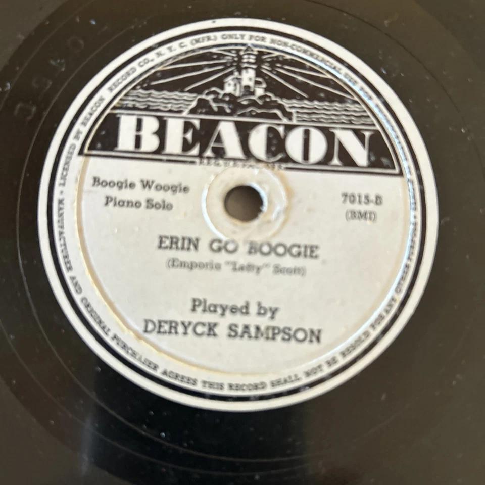 2-78 RPM-Deryck Sampson Canal Street Boogie Woogie/7004 & 7015 Boogie Express - Image 3 of 4