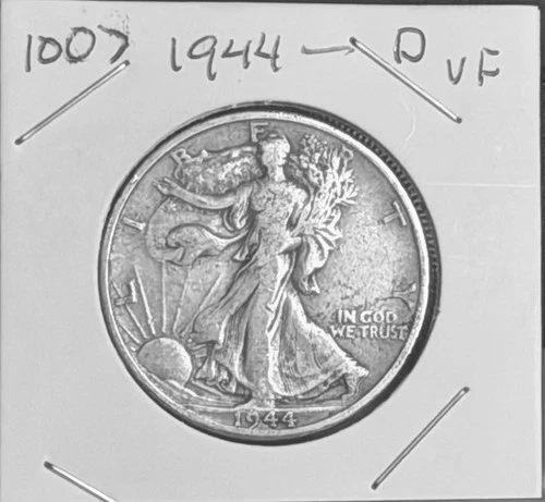 1944-D VF Walking Liberty Half Dollar