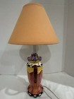 Vintage Mackenzie-Childs Inspired Hand Painted Teapot Table Lamp With Shade — photo 2