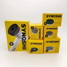 SYNOSHI Rechargeable Battery Power Spin Scrubber Bundle Of Items
