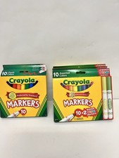 Crayola Markers Lot of 9 Packs Broad Line 10  12 Count Classic  Neon NEW
