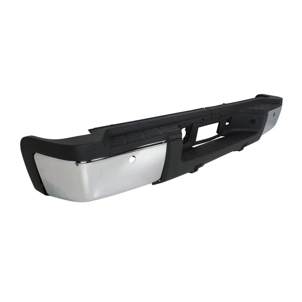 New Rear Step Bumper Chrome Steel For 2007-2010 Silverado 2500 HD Sierra 2500 HD - Image 4 of 4