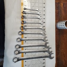 Craftsman Professional K Series 10pc Sae Combo Wrench Set U.s.a. 14 - 78