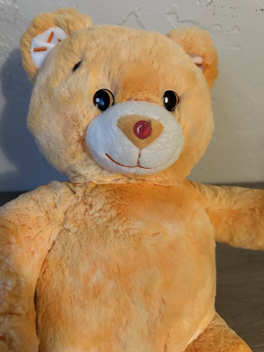 Build A Bear Baskin Robbins Orange Sherbet Ice Cream Cone Stuffed