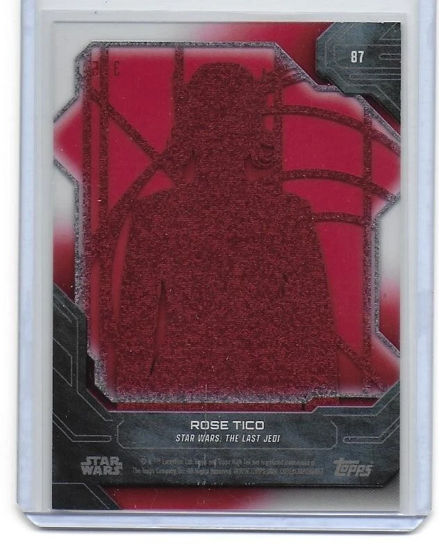 2024 Topps Star Wars High Tek Rose Tico #87 Red Diffractor 3/5 - Image 2 of 2